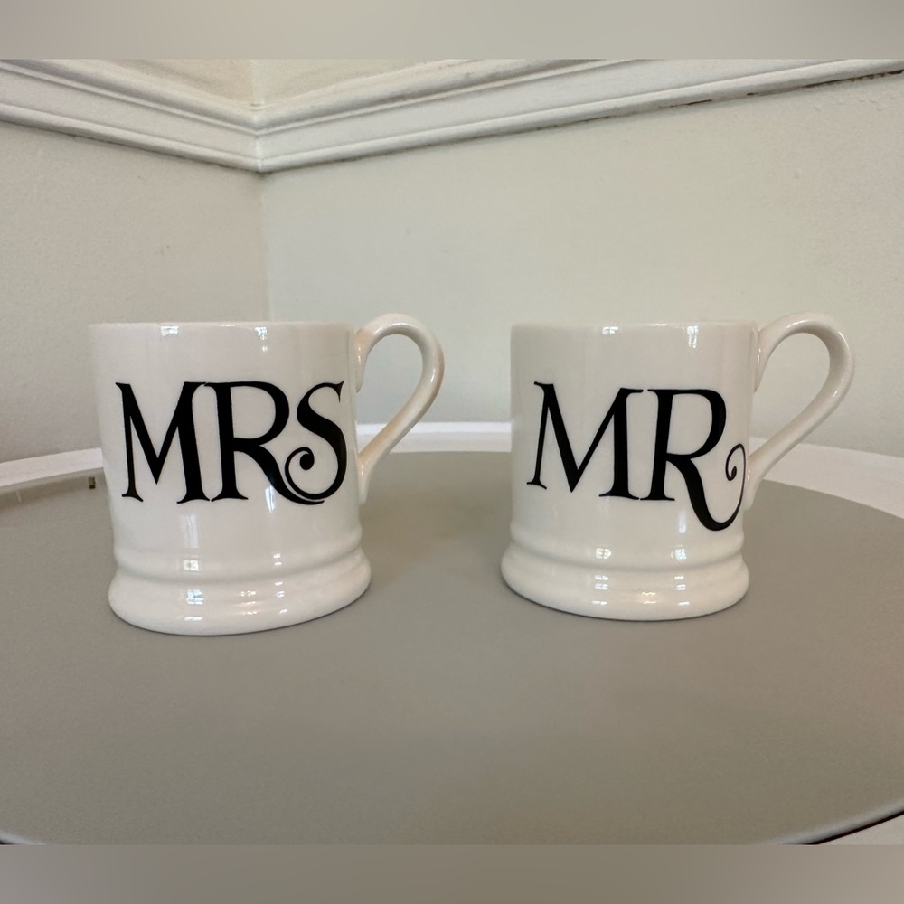 Emma Bridgewater Mr and Mrs Mug Set